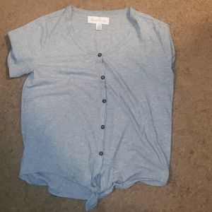 cotton cropped shirt